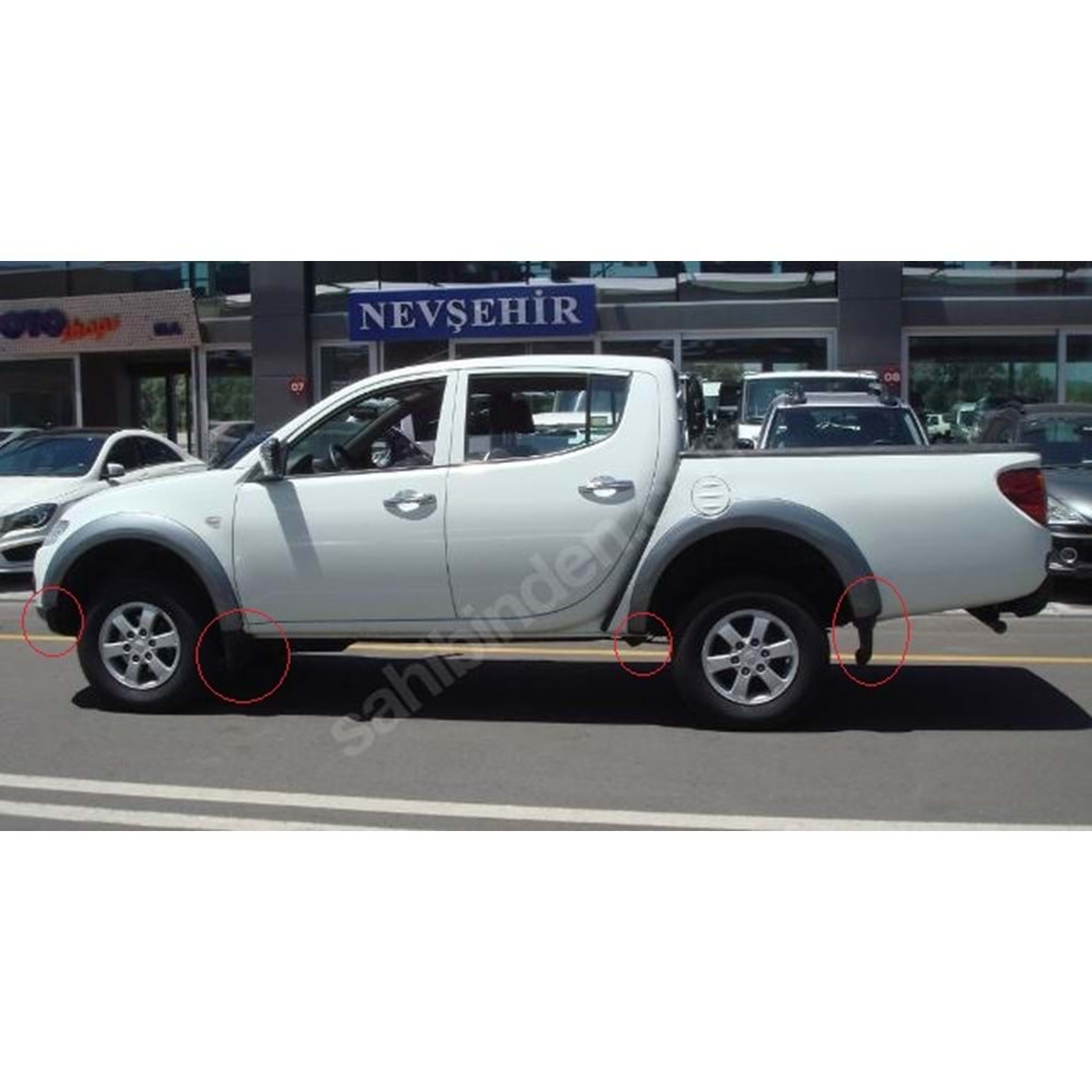 MITSUBISHI L200- PICK UP- 10/15; ÖN ÇAMURLUK AĞZI PLASTİĞİ SOL (DODİK) 4X2