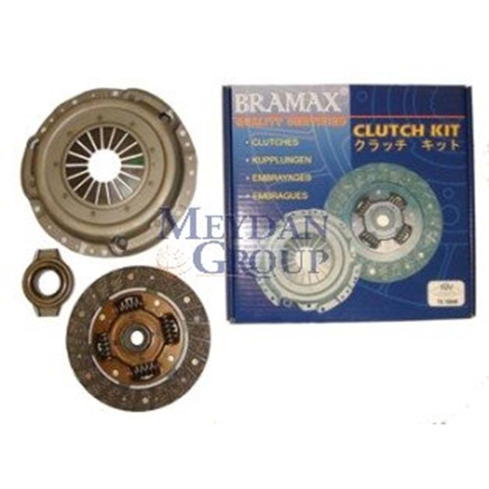 NISSAN SUNNY- B13- 90/94; DEBRİYAJ SETİ KOMPLE (GA16) (BASKI/BALATA/BİLYA) NS102 (BRAMAX)