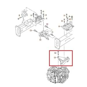 VOLKSWAGEN JETTA- 6- 11/14; ŞANZUMAN BAĞLANTI KULAĞI (7 İLERİ DSG)