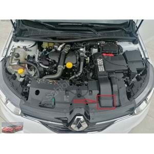 RENAULT MEGANE- 4- SD- 21/24; HAVA GİRİŞ BORUSU UÇ KISIM (TAMPON HAVA KANALI)