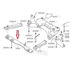 NISSAN QASHQAI- J11- 14/16; RADYATÖR ALT TRAVERSİ (1.6CC)