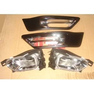 HONDA CRV- 02/04; SİS LAMBASI SAĞ/SOL SET 2 PARÇA OVAL(KAPAĞI/PANJURU/ROLE/TESİSAT/DÜĞME)(ESUSE)