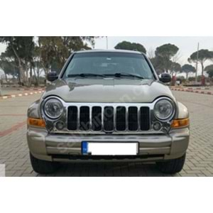 JEEP CHEROKEE- LIBERTY- 06/07; ÖN TAMPON KOYU GRİ (REFLEKTÖR DELİKLİ TYG)