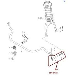 KIA SPORTAGE- 95/02; ÖN VİRAJ DEMİRİ ALT BAĞLANTI ROTİLİ SAĞ/SOL AYNI (ADET) (SH)