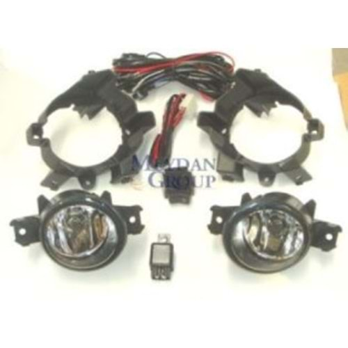 NISSAN QASHQAI- J10- 07/09; SİS LAMBASI SAĞ/SOL SET (ROLE/DÜĞME/TESİSAT İLE BİRLİKTE) (ESUSE)