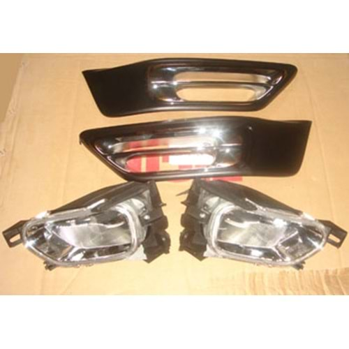 HONDA CRV- 02/04; SİS LAMBASI SAĞ/SOL SET 2 PARÇA OVAL(KAPAĞI/PANJURU/ROLE/TESİSAT/DÜĞME)(ESUSE)