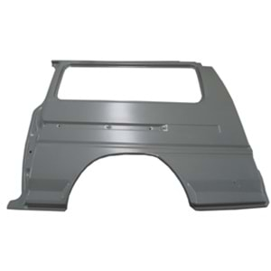 MITSUBISHI L300- MİNİBÜS- 88/09; ARKA ÇAMURLUK SOL TAVANA KADAR (CAMLI TİP)(YAN PANEL) GRİ BOYALI