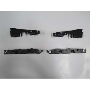 CITROEN C4- 04/11; ÖN TAMPON İÇ BAĞLANTI BRAKETİ SAĞ/SOL SET (4 PARÇA) PLASTİK