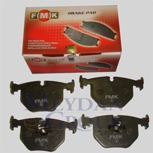 BMW X5- E53- 00/03; ARKA FREN BALATASI (10LU)(DİSK) (123X59,3X16,3) (FMK)