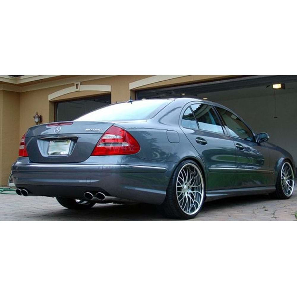 MERCEDES E CLASS- W211- 03/06; ARKA TAMPON ÇEKİ DEMİRİ KAPAĞI GRİ (AMG KASA E55) (TYG)